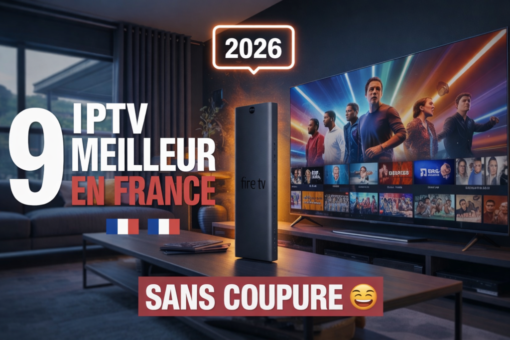 IPTV pas cher 2026 – Comparatif des meilleurs services IPTV légaux et sans coupure en France