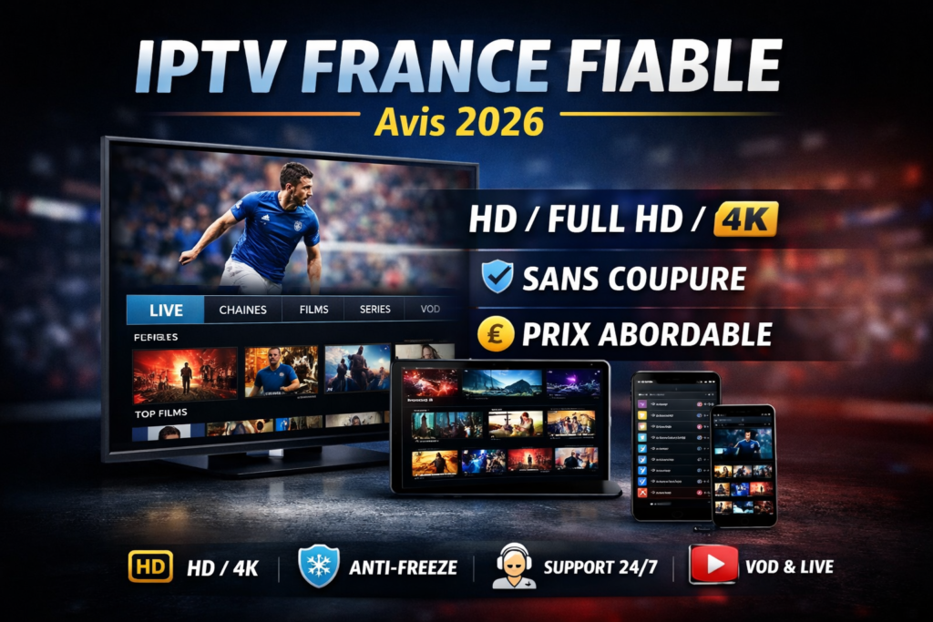 iptv france fiable avis - abonnement IPTV stable HD 4K en 2026