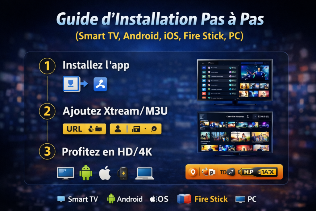iptv france fiable avis - guide d’installation IPTV pas à pas Smart TV Android iOS Fire Stick PC