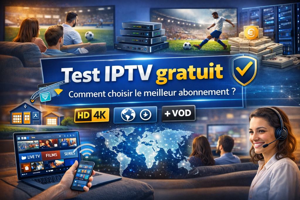 Test IPTV gratuit 