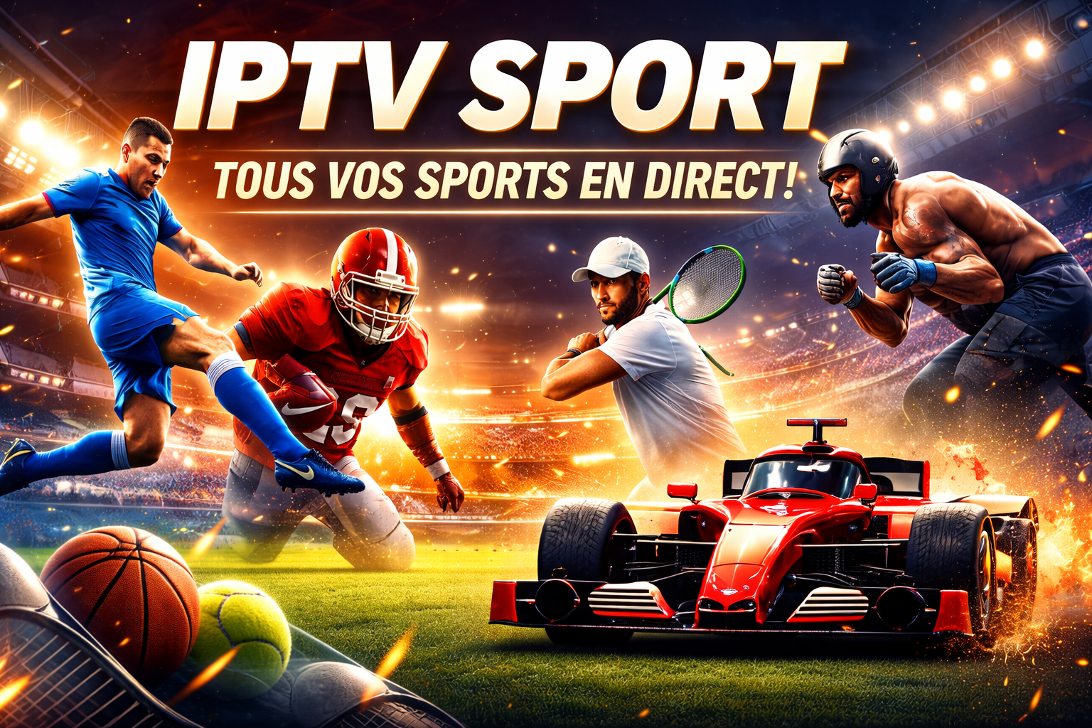 IPTV sport pour regarder tous les sports en direct en HD et 4K